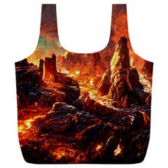 Vulcanic Landscape Vulcano Nature Full Print Recycle Bag (xxl) by Wegoenart