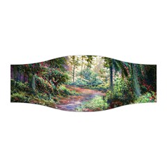 Abstract Forest Green Jungle Psychedelic Art Nature Stretchable Headband by Wegoenart