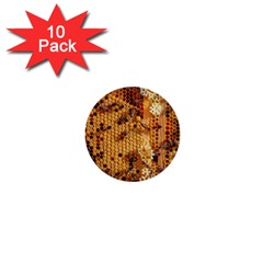 Insect Macro Honey Bee Animal 1  Mini Buttons (10 pack) 