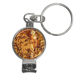 Insect Macro Honey Bee Animal Nail Clippers Key Chain