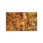 Insect Macro Honey Bee Animal Sticker (Rectangular) Front