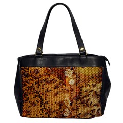 Insect Macro Honey Bee Animal Oversize Office Handbag by Wegoenart