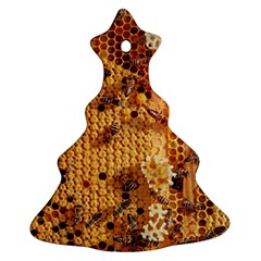 Insect Macro Honey Bee Animal Christmas Tree Ornament (Two Sides)