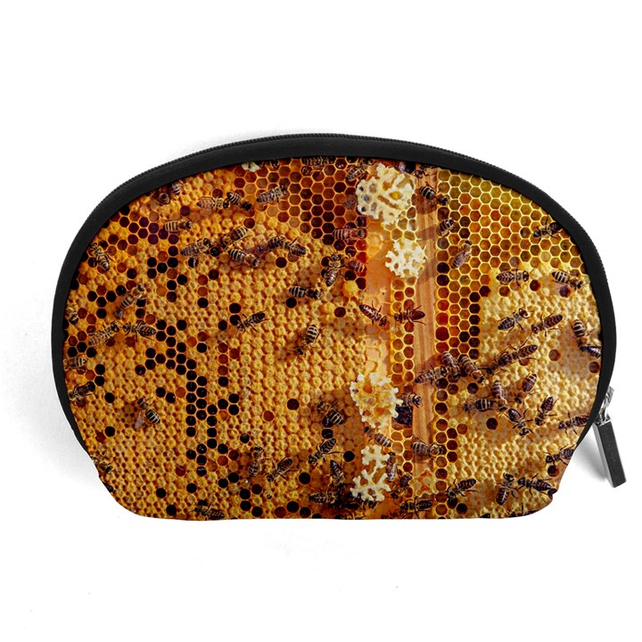 Insect Macro Honey Bee Animal Accessory Pouch (Large)