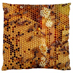 Insect Macro Honey Bee Animal Standard Flano Cushion Case (Two Sides)