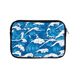 Storm Waves Seamless Pattern Raging Ocean Water Sea Wave Vintage Japanese Storms Print Illustration Apple MacBook Pro 15  Zipper Case Front