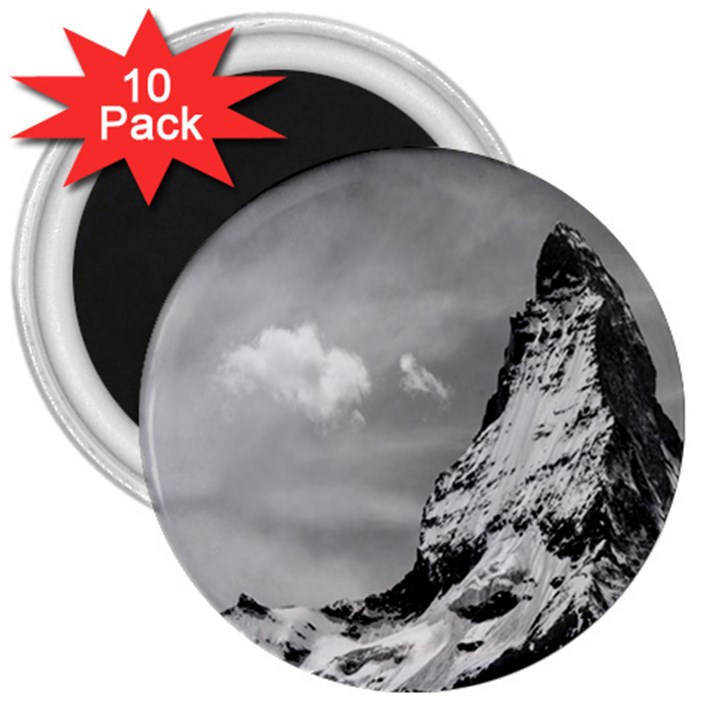 Matterhorn Switzerland Mountain Nature 3  Magnets (10 pack) 