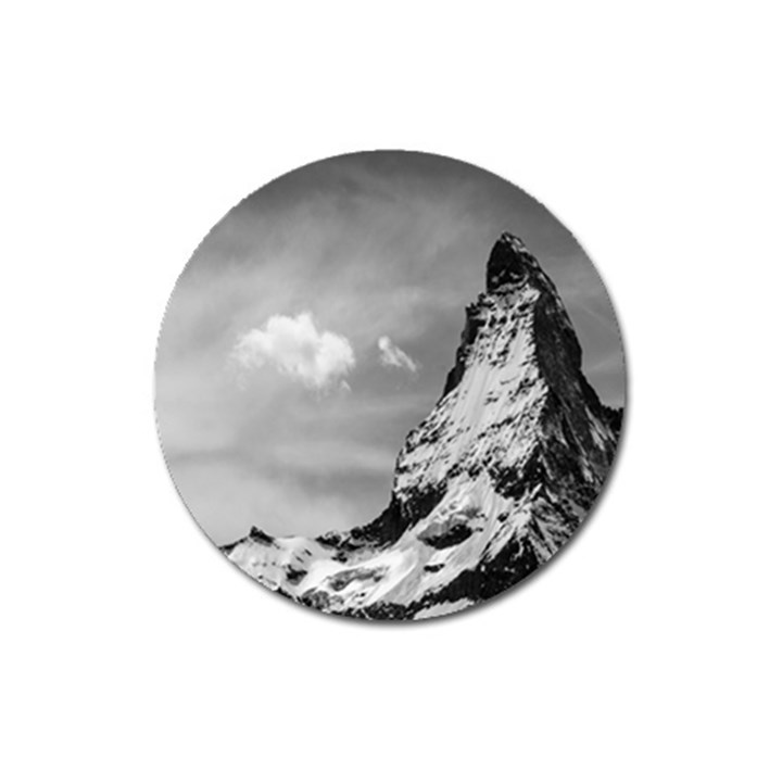 Matterhorn Switzerland Mountain Nature Magnet 3  (Round)