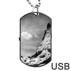 Matterhorn Switzerland Mountain Nature Dog Tag Usb Flash (two Sides) by Wegoenart