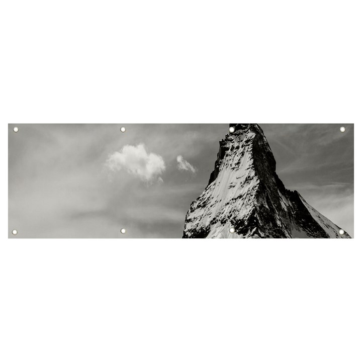 Matterhorn Switzerland Mountain Nature Banner and Sign 9  x 3 