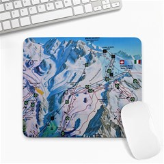 Map Zermatt The Alps Matterhorn Switzerland Mountain Nature Large Mousepad by Wegoenart