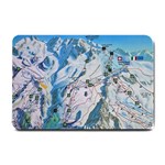 Map Zermatt The Alps Matterhorn Switzerland Mountain Nature Small Doormat 24 x16  Door Mat