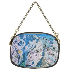 Map Zermatt The Alps Matterhorn Switzerland Mountain Nature Chain Purse (one Side) by Wegoenart