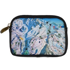 Map Zermatt The Alps Matterhorn Switzerland Mountain Nature Digital Camera Leather Case by Wegoenart