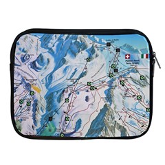 Map Zermatt The Alps Matterhorn Switzerland Mountain Nature Apple Ipad 2/3/4 Zipper Cases by Wegoenart