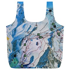 Map Zermatt The Alps Matterhorn Switzerland Mountain Nature Full Print Recycle Bag (xl) by Wegoenart