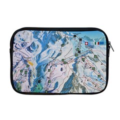 Map Zermatt The Alps Matterhorn Switzerland Mountain Nature Apple Macbook Pro 17  Zipper Case by Wegoenart