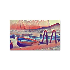 Boats On Lake Garda Sticker Rectangular (10 Pack) by ConteMonfrey