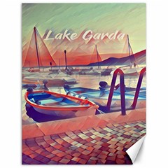 Boats On Lake Garda Canvas 12  X 16  by ConteMonfrey