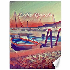 Boats On Lake Garda Canvas 36  X 48  by ConteMonfrey