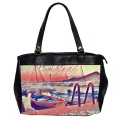 Boats On Lake Garda Oversize Office Handbag (2 Sides) by ConteMonfrey