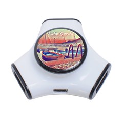 Boats On Lake Garda 3-port Usb Hub by ConteMonfrey