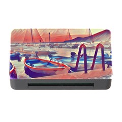 Boats On Lake Garda Memory Card Reader With Cf by ConteMonfrey