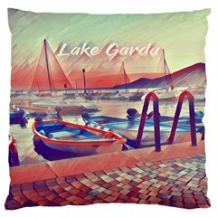 Boats On Lake Garda Standard Flano Cushion Case (two Sides) by ConteMonfrey