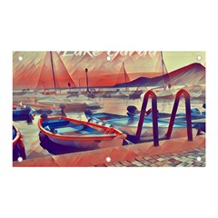 Boats On Lake Garda Banner And Sign 5  X 3 