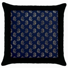 Gold Mermaids Silhouettes Throw Pillow Case (black) by ConteMonfrey