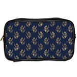 Gold Mermaids Silhouettes Toiletries Bag (Two Sides) Back