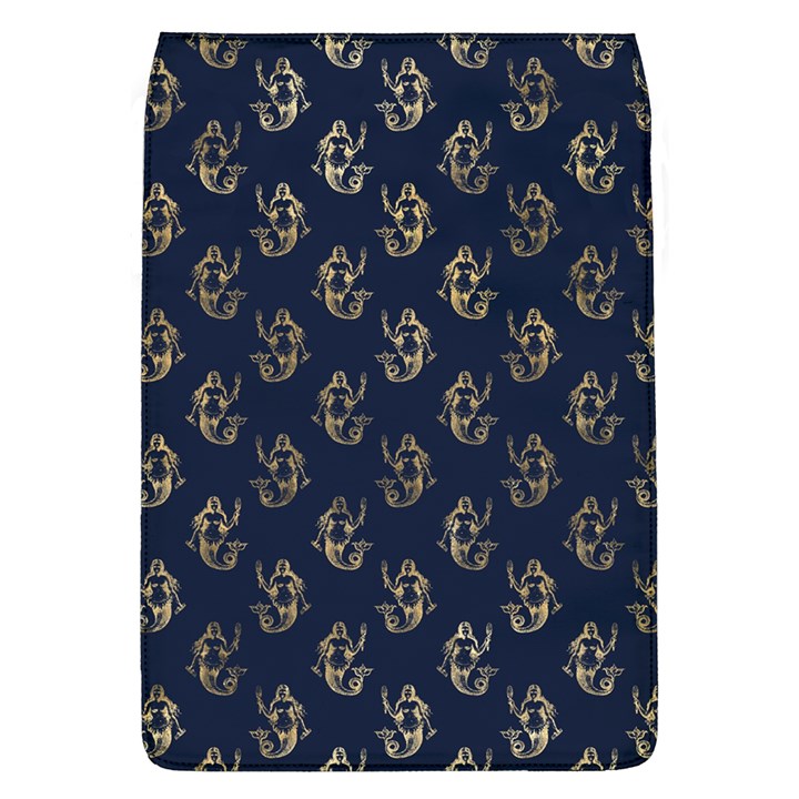 Gold Mermaids Silhouettes Removable Flap Cover (L)