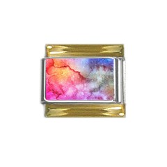 Unicorn Clouds Gold Trim Italian Charm (9mm)