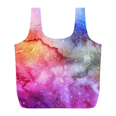 Unicorn Clouds Full Print Recycle Bag (l) by ConteMonfrey