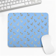 Gold Anchors Long Live   Large Mousepad by ConteMonfrey