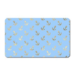 Gold Anchors Long Live   Magnet (rectangular) by ConteMonfrey