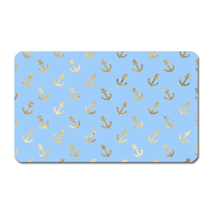 Gold Anchors Long Live   Magnet (Rectangular)