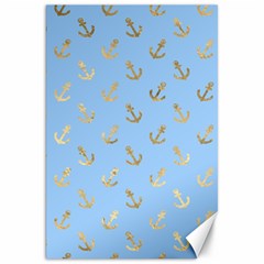 Gold Anchors Long Live   Canvas 20  X 30  by ConteMonfrey