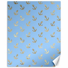 Gold Anchors Long Live   Canvas 11  X 14  by ConteMonfrey