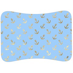 Gold Anchors Long Live   Velour Seat Head Rest Cushion by ConteMonfrey