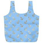 Gold Anchors Long Live   Full Print Recycle Bag (XXL) Front