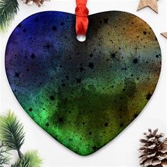 Tye Dye Vibing Ornament (heart) by ConteMonfrey