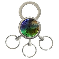 Tye Dye Vibing 3-ring Key Chain by ConteMonfrey