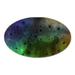 Tye Dye Vibing Oval Magnet by ConteMonfrey