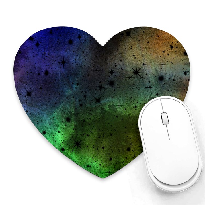 Tye Dye Vibing Heart Mousepad