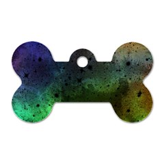 Tye Dye Vibing Dog Tag Bone (two Sides) by ConteMonfrey