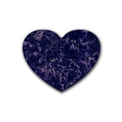 Ocean Storm Rubber Heart Coaster (4 pack)