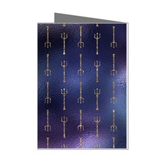 Trident On Blue Ocean  Mini Greeting Cards (pkg Of 8) by ConteMonfrey