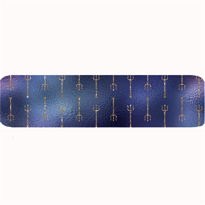 Trident On Blue Ocean  Large Bar Mat