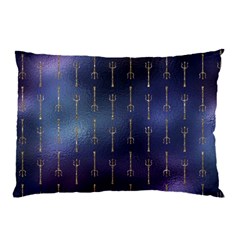 Trident On Blue Ocean  Pillow Case by ConteMonfrey